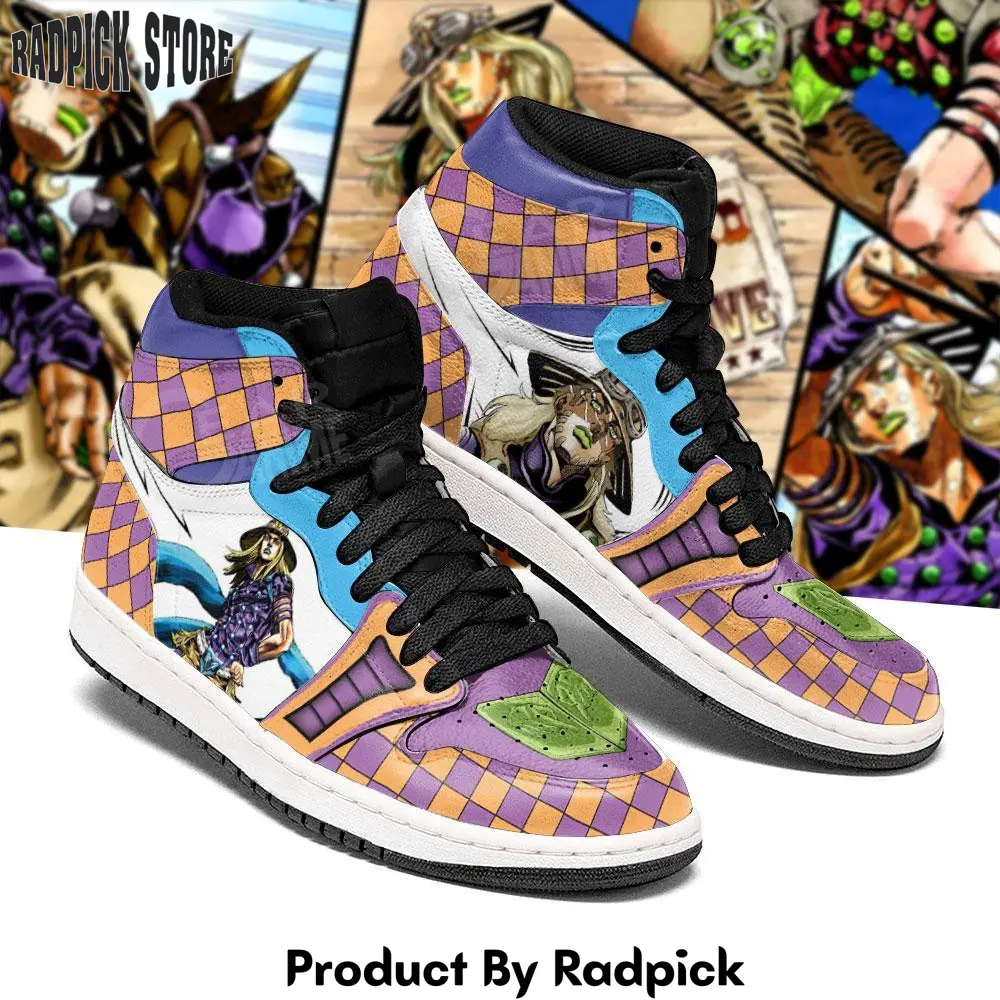 Gyro zeppeli air jordan high top sneakers anime  rp0245311